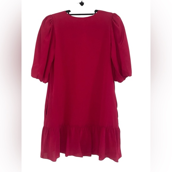 Lavender Brown Red Midi Dress - Picture 2 of 8